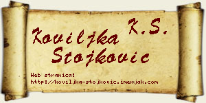 Koviljka Stojković vizit kartica